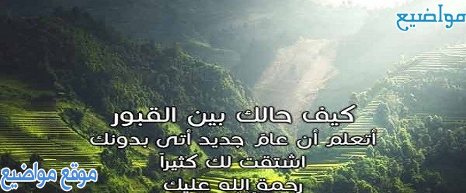 عبارات للميت في رأس السنة وكلام شوق للميت بداية السنة